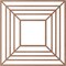 Ekena Millwork Raven Wood Fretwork Pierced Ceiling Medallion, Wood (Paint Grade), 30"OD x 11"ID x 3/8"T CMWP30X30X0375RAMF - alternate 3
